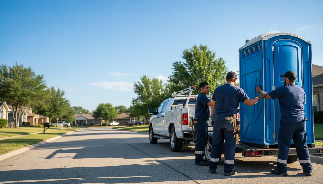Portable Toilet Rental in Huffman, TX near me